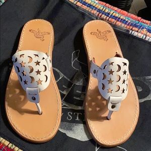 Leather sandals